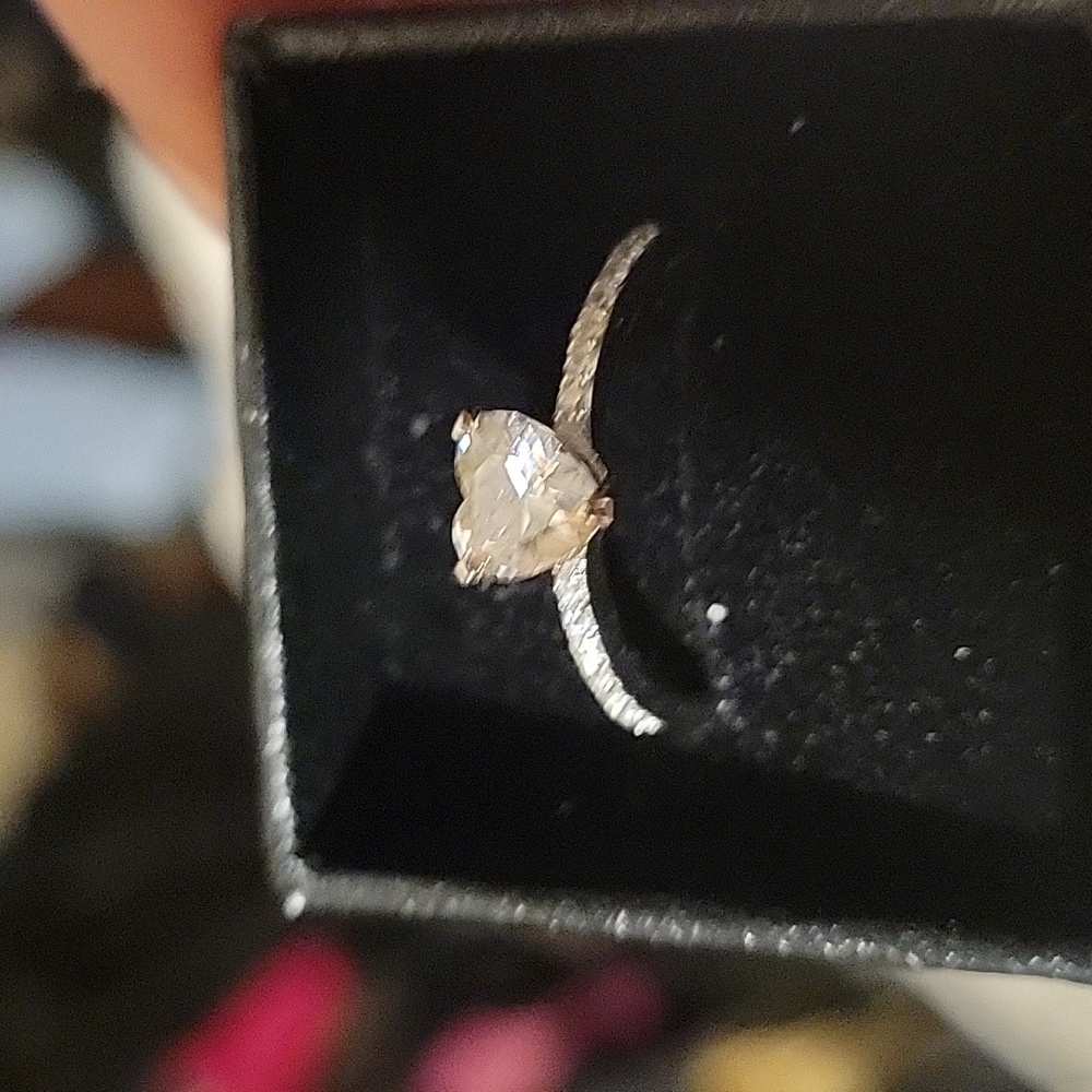 Sterling silver heart ring